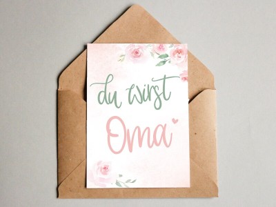 Karte "Oma" Blurry Dream - 1