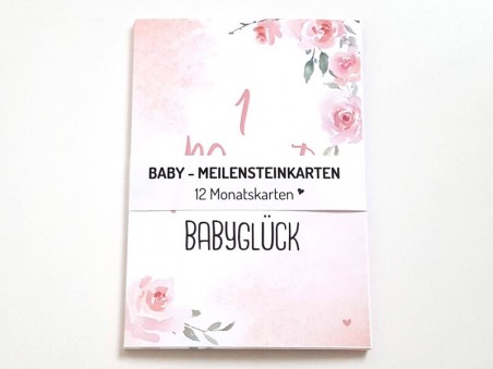 12 Baby Meilensteinkarten "Blurry Dream" - 2