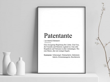 Poster "Patentante" Definition - 2