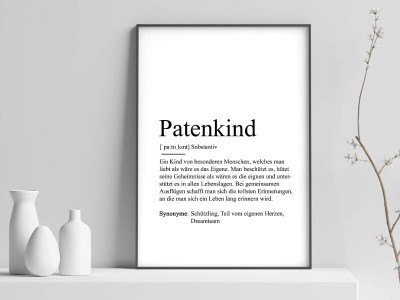 Poster "Patenkind" Definition - 1