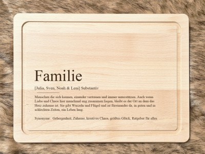 Schneidbrett "Familie" Definition - 1