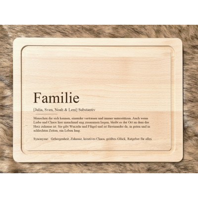 Schneidbrett "Familie" Definition - 1
