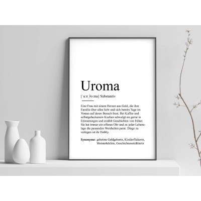 Poster "Uroma" Definition - 1