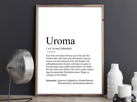 Poster "Uroma" Definition - 2
