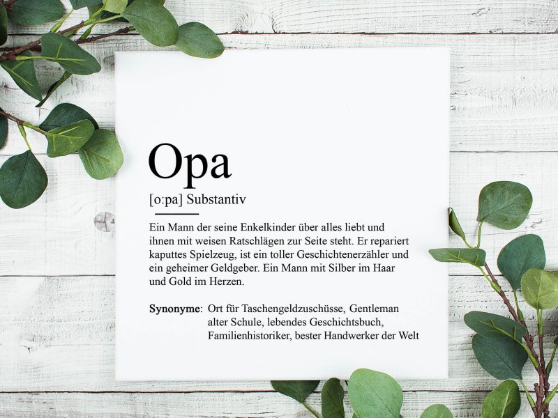 copy of Poster "Opa" Definition - 2