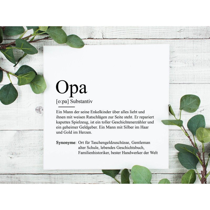 copy of Poster "Opa" Definition - 2