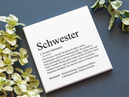 copy of Poster "Schwester" Definition - 2