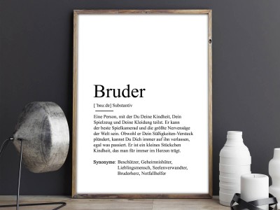 Poster "Bruder" Definition - 2