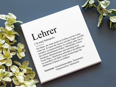 copy of Poster "Lehrer" Definition - 2