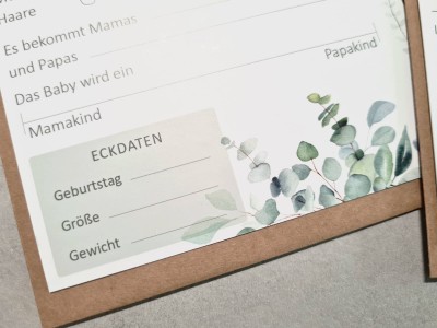 Tipp- und Wunschkarten "Eucalyptus" - 4