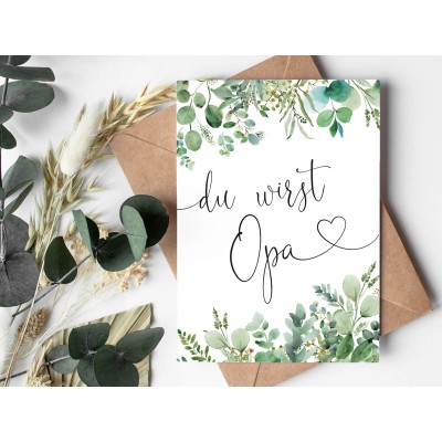 Karte "Opa" Eucalyptus - 1