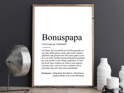 Poster "Bonuspapa" Definition - 2