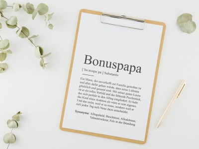 Poster "Bonuspapa" Definition - 3