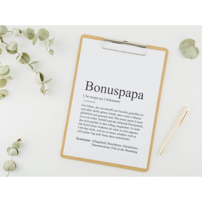 Poster "Bonuspapa" Definition - 3