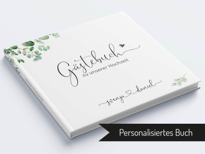 Personalisiertes Gästebuch "Minimalistic" - 1