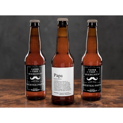Bier-Flaschenbanderole "Papa" Definition - 4