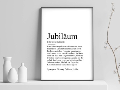 Poster "Jubiläum" Definition - 1