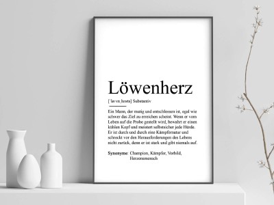 Poster "Löwenherz" Definition - 1