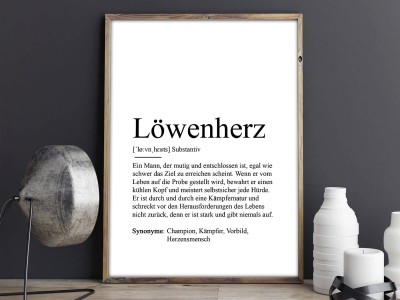 Poster "Löwenherz" Definition - 2