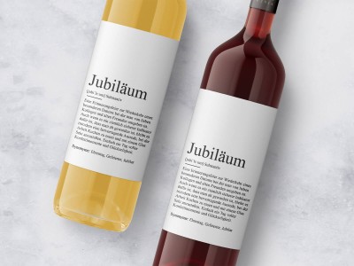 Wein-Flaschenbanderole "Jubiläum" Definition - 2
