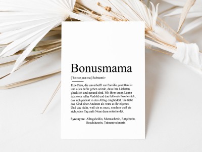 Karte "Bonusmama" Definition - 4