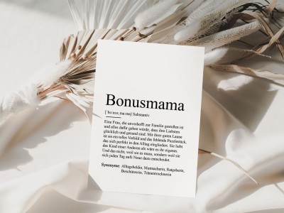 Karte "Bonusmama" Definition - 5