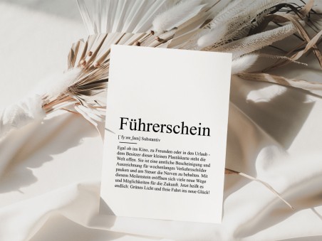 Karte "Führerschein" Definition - 4