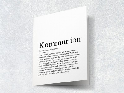 Karte "Kommunion" Definition - 3