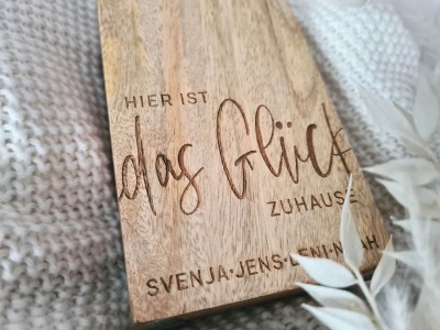 Holzhaus GLÜCK personalisiert - 3