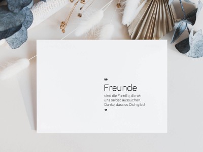 Postkarte "Freunde" - 1