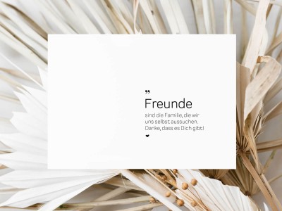 Postkarte "Freunde" - 4