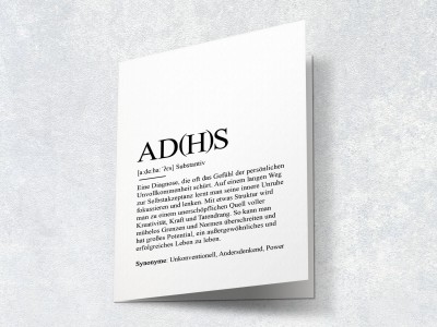 Karte "ADHS" Definition - 2