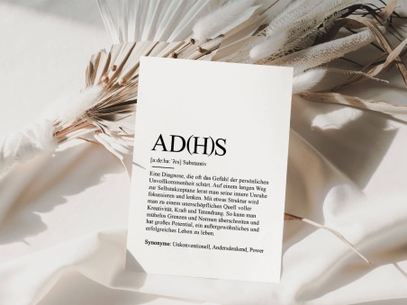 Karte "ADHS" Definition - 4