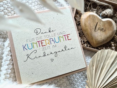 Geschenkschachtel "Kunterbunte Zeit" - 1